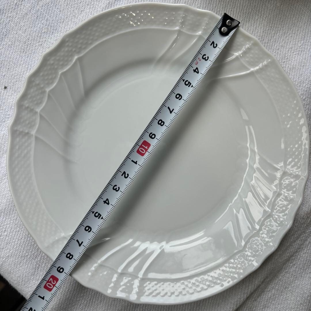 リチャードジノリ　ベッキオホワイト　19cm プレート　6セット　平皿