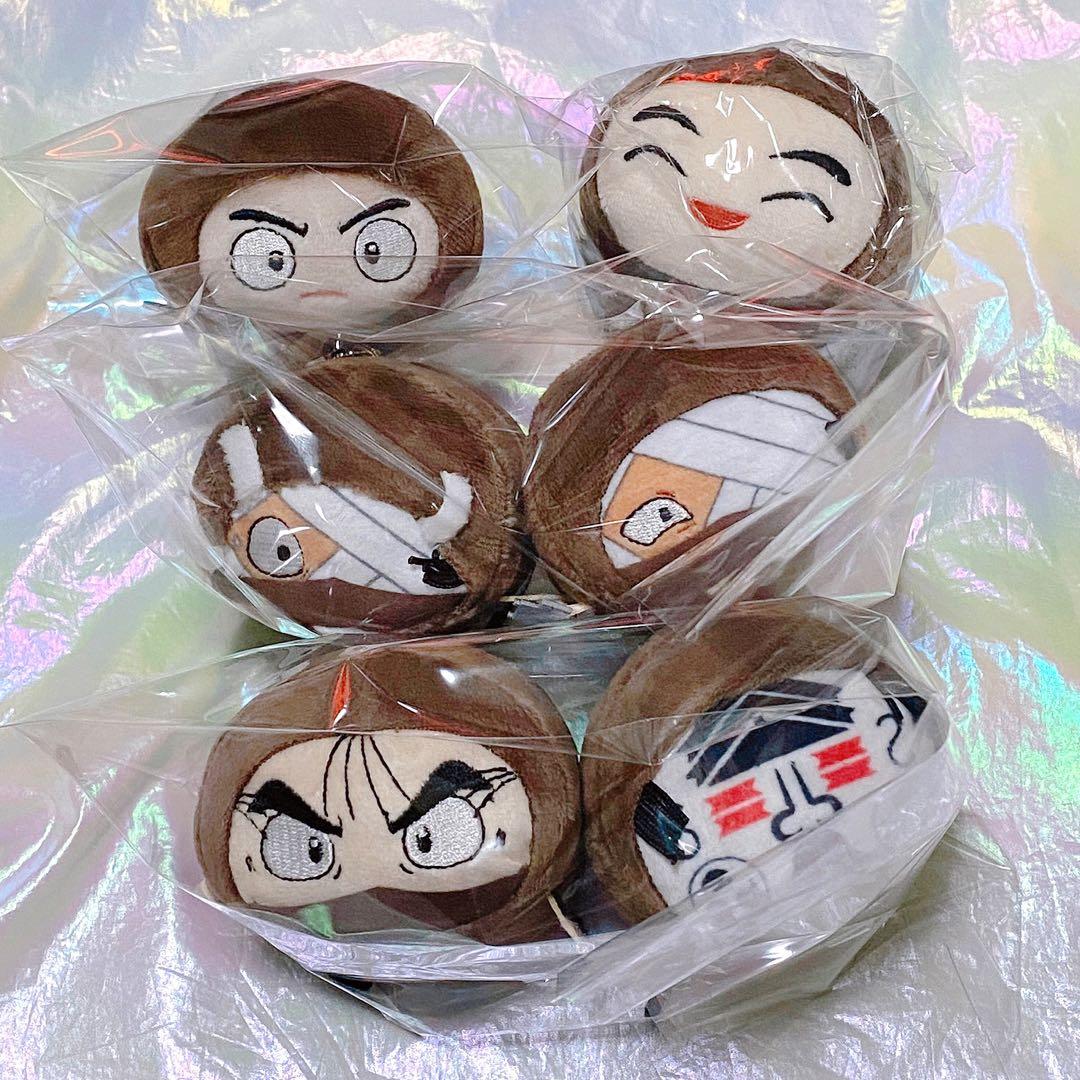 し*張様 忍たま乱太郎　ぽてコロマスコット　ぬいぐるみ　タソガレドキ　6点セット