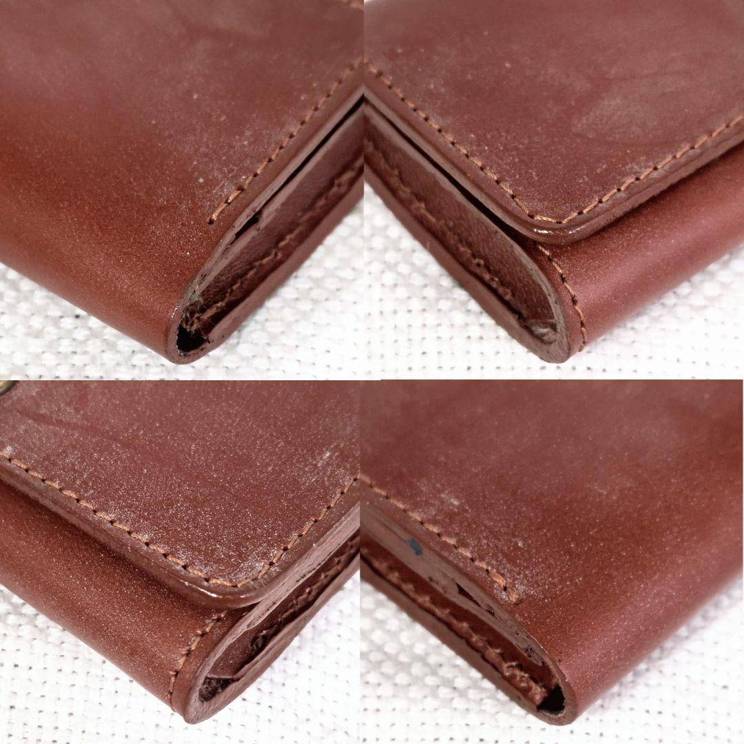 グレンロイヤルGLENブライドルレザーカードケース名刺入れ茶