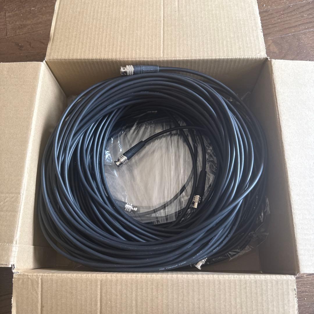 断捨離くらげ BNC-BNC コンポジット　映像ケーブル　20m2本、