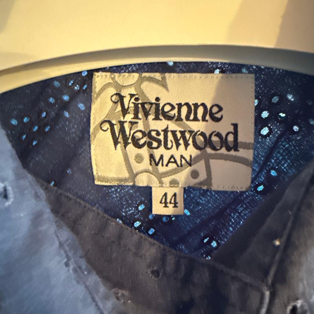 Vivienne Westwood MAN 長袖シャツ 44 ネイビー