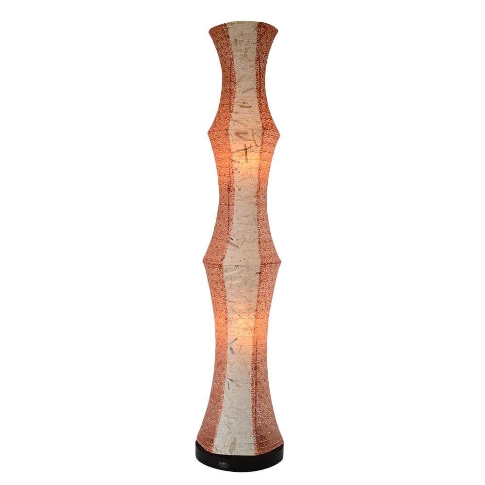 美濃和紙 和風 モダン照明 スタンド型フロアライト バナナ紙×麻葉煉瓦