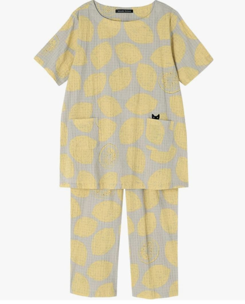 新品タグ付き ワコール マタノアツコ パジャマ ルームウェア レモン 3L