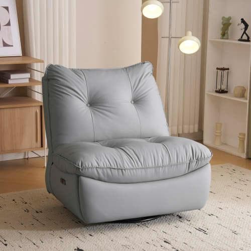 リクライニングソファー ロッキング 回転調整可能 ゆったり 揺ら揺ら 電動ソファ