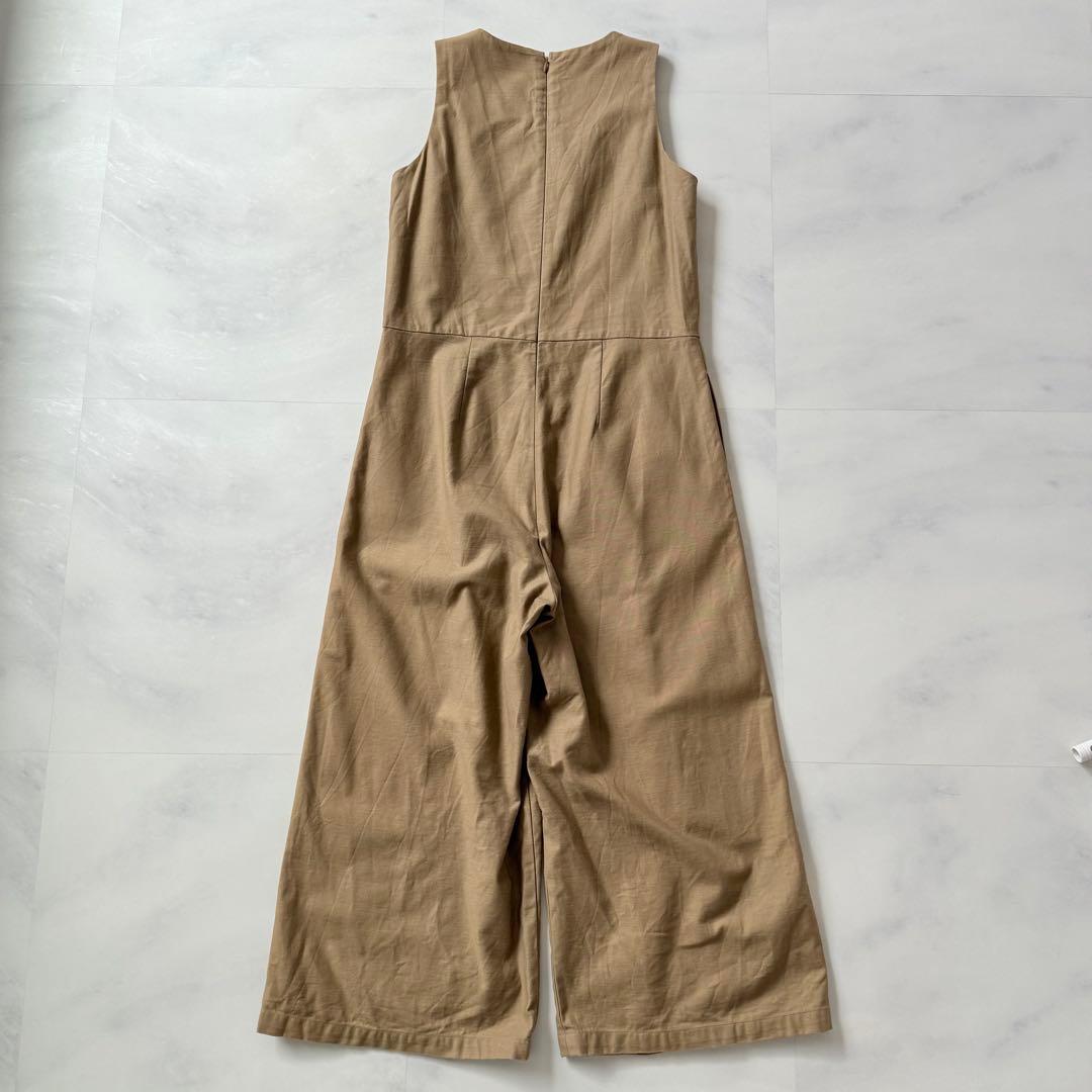 かぐれ　サロペット　オールインワン　コットン100% ベージュ