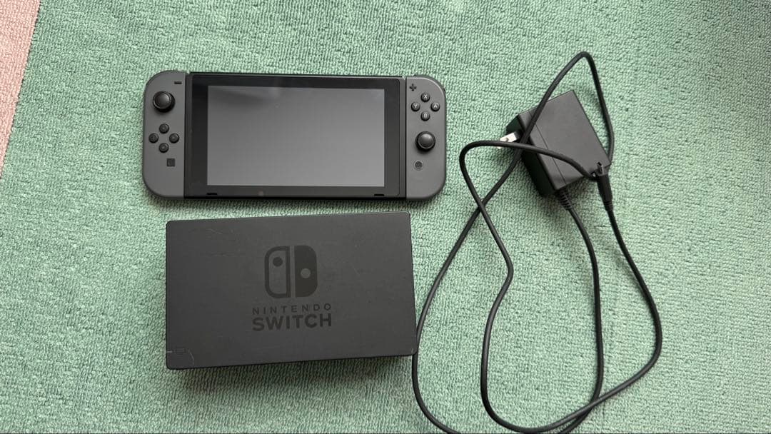 Nintendo Switch 本体 グレー ドック・ACアダプター付き