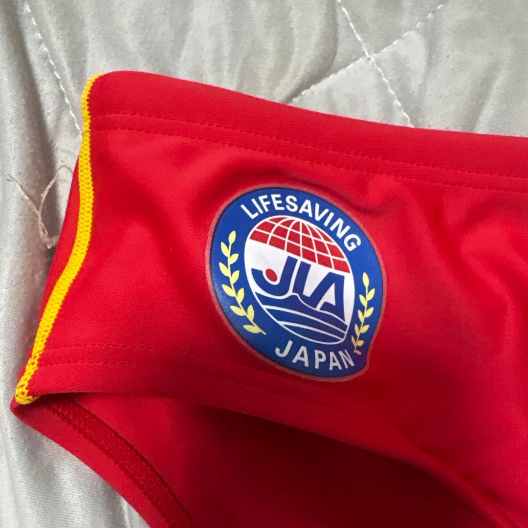 プ*ム様 speedo 競泳水着 赤 Lifesaving Japan