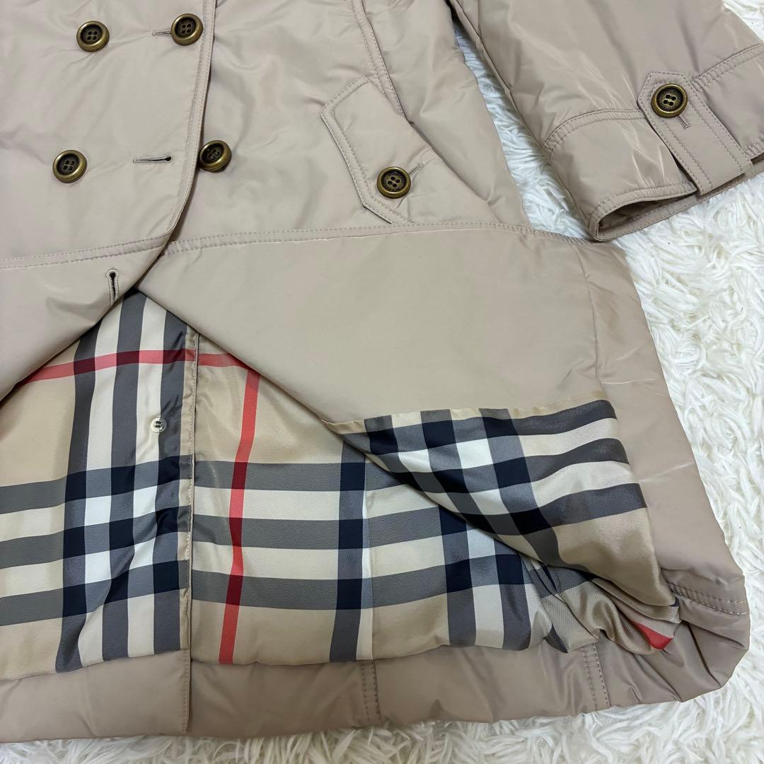 BURBERRY LONDON　トレンチコート　メガチェック　ポリエステル　40