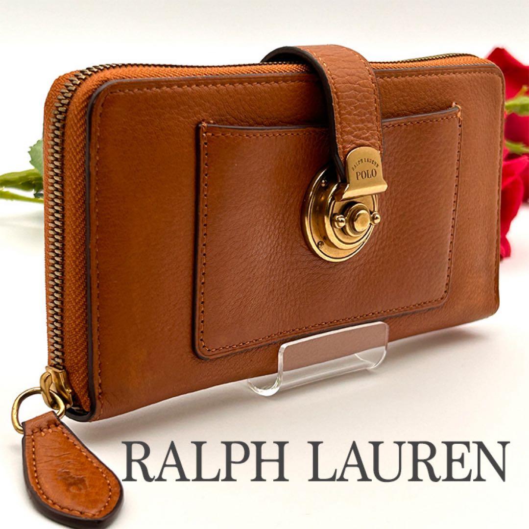✨極美品✨ ラルフローレン 長財布 ラウンドファスナー 高級 レア 希少性大