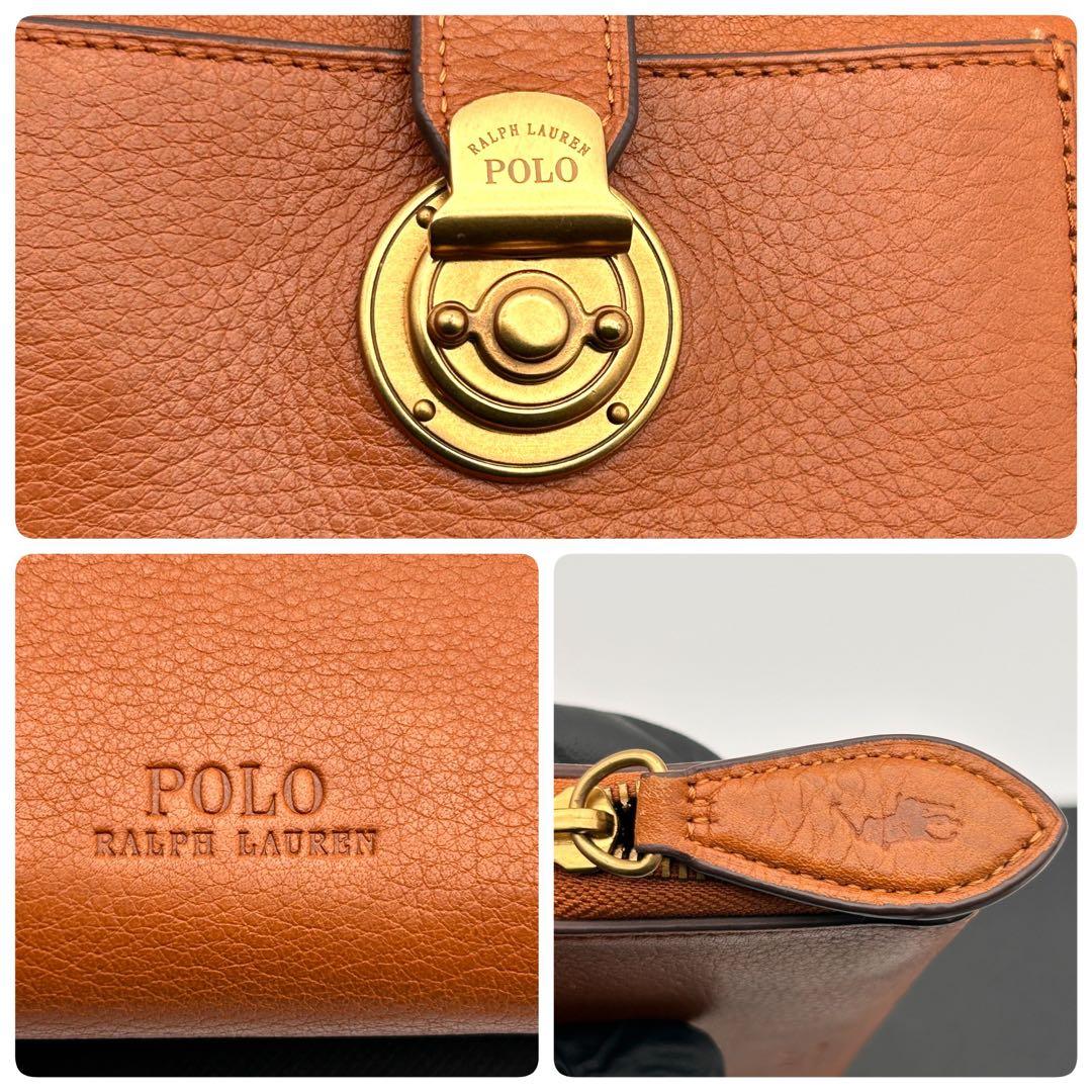✨極美品✨ ラルフローレン 長財布 ラウンドファスナー 高級 レア 希少性大