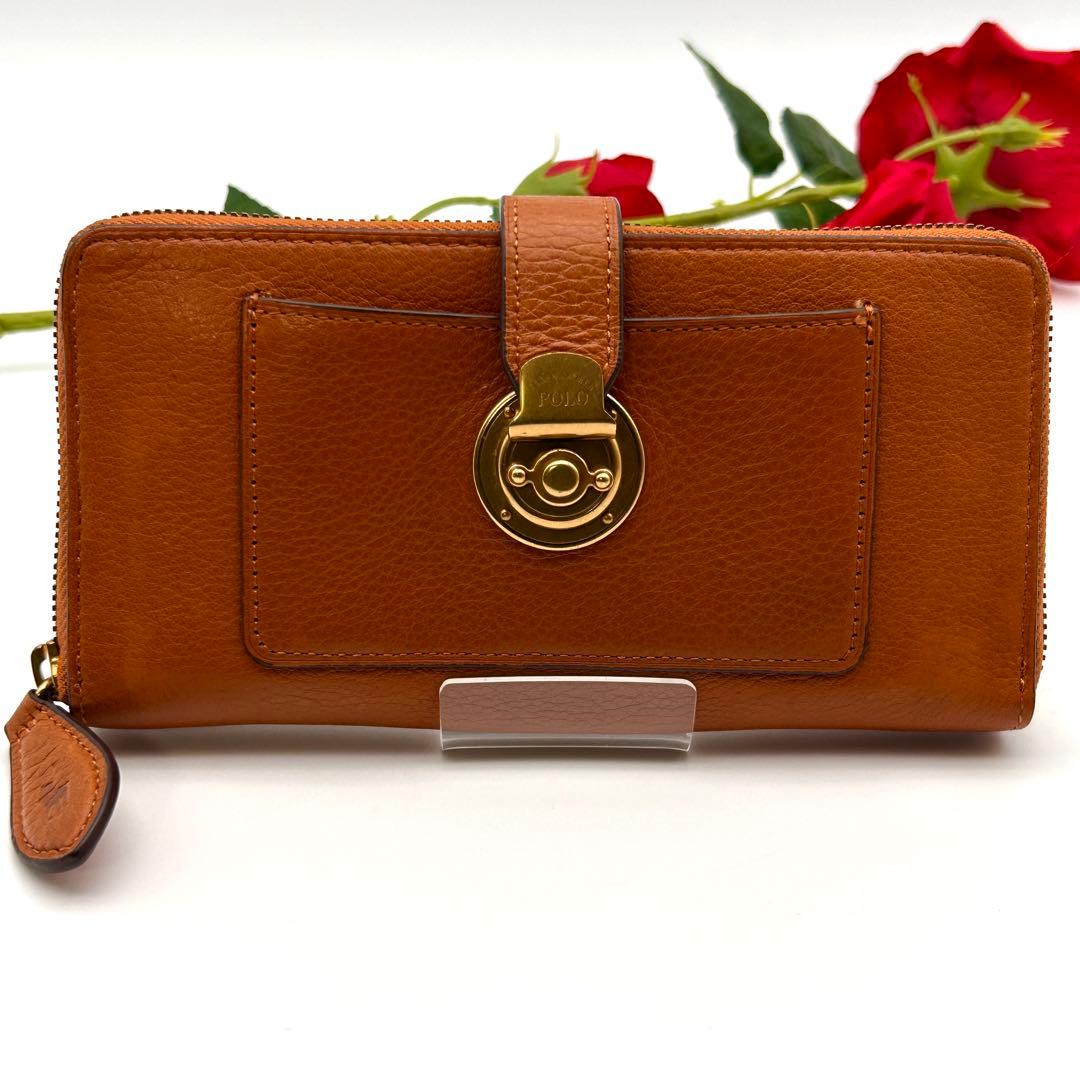 ✨極美品✨ ラルフローレン 長財布 ラウンドファスナー 高級 レア 希少性大