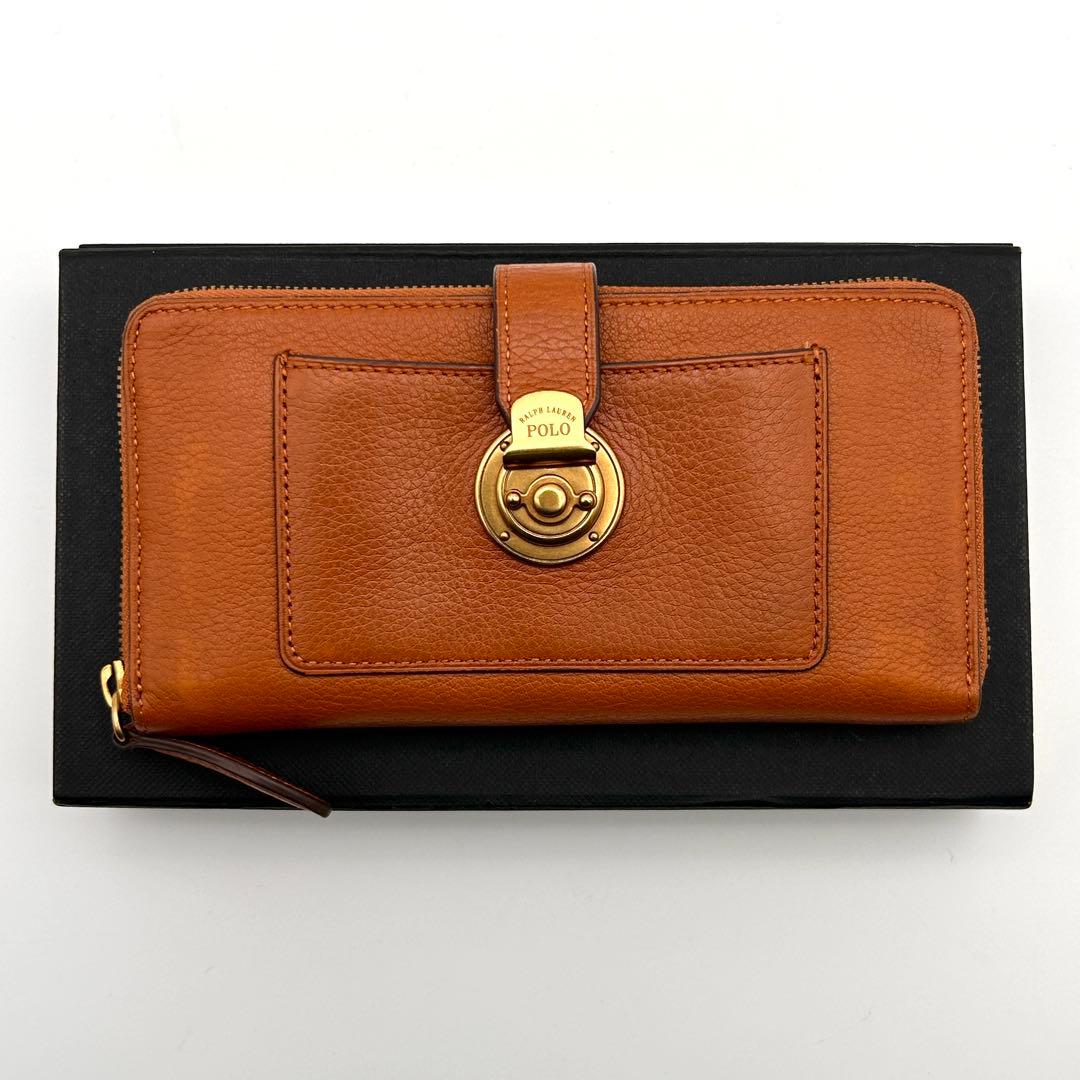 ✨極美品✨ ラルフローレン 長財布 ラウンドファスナー 高級 レア 希少性大