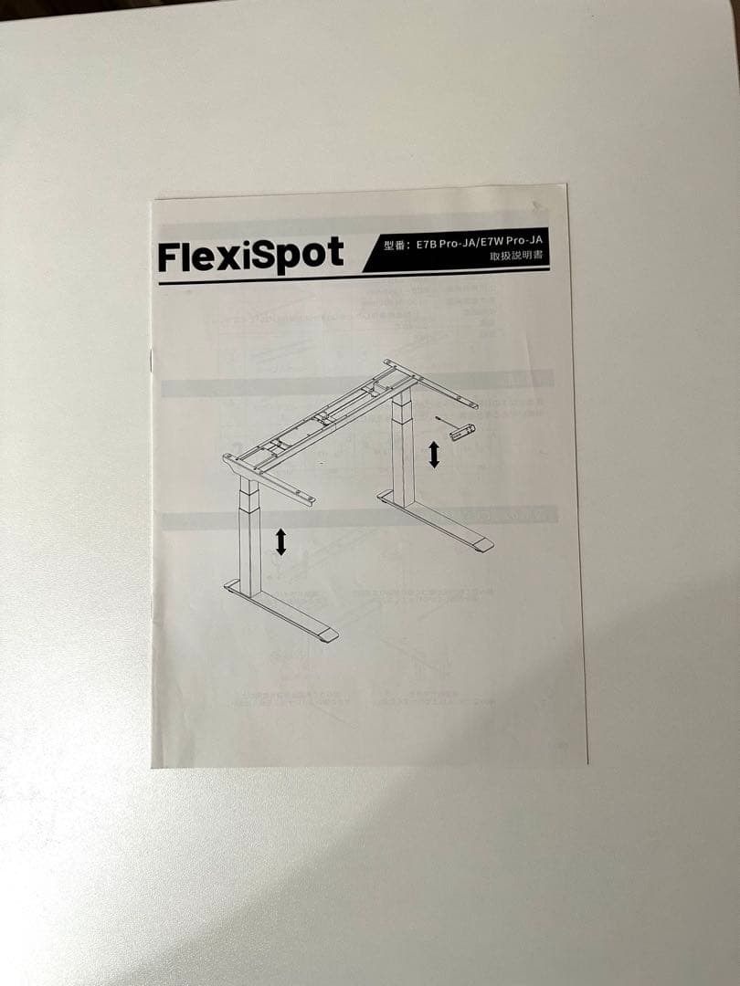 FlexiSpot 電動昇降デスク E7 Pro ホワイト天板 (120×60)