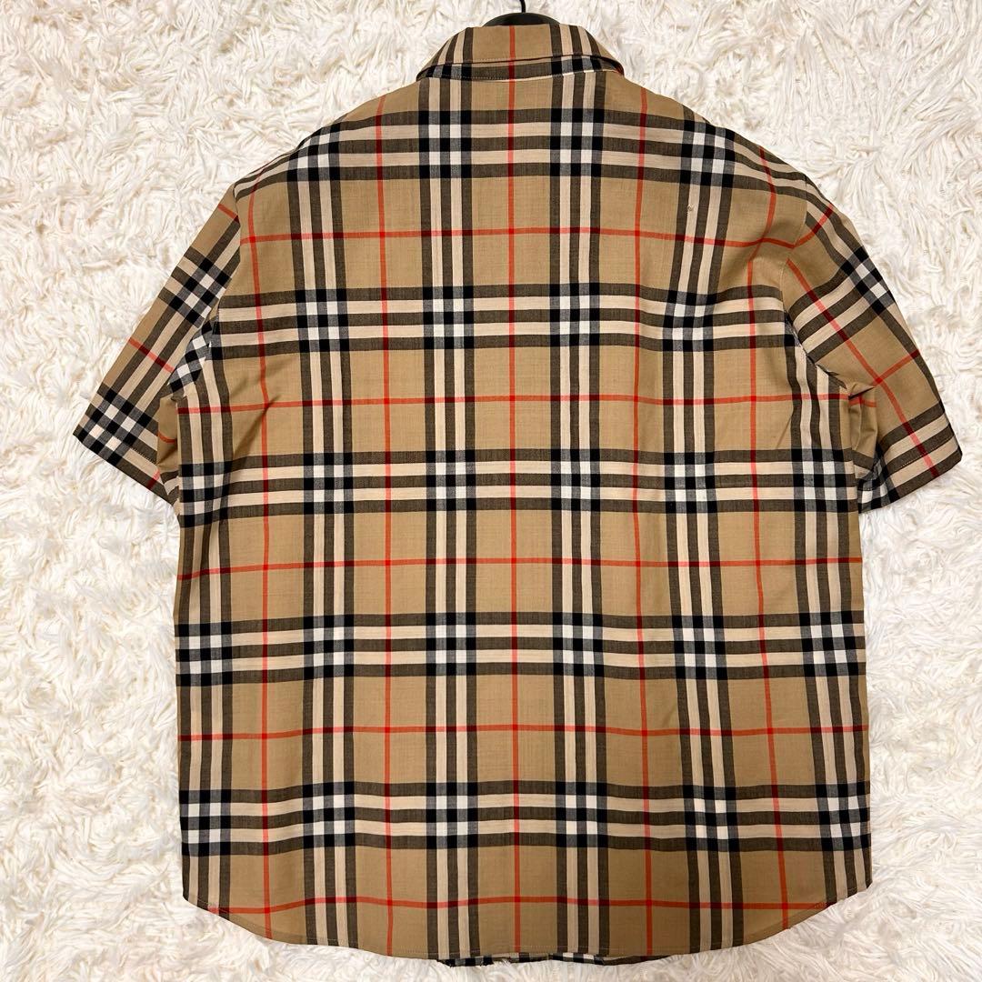 BURBERRY 半袖シャツ ノバチェック 総柄 大きいサイズ ヴィンテージ