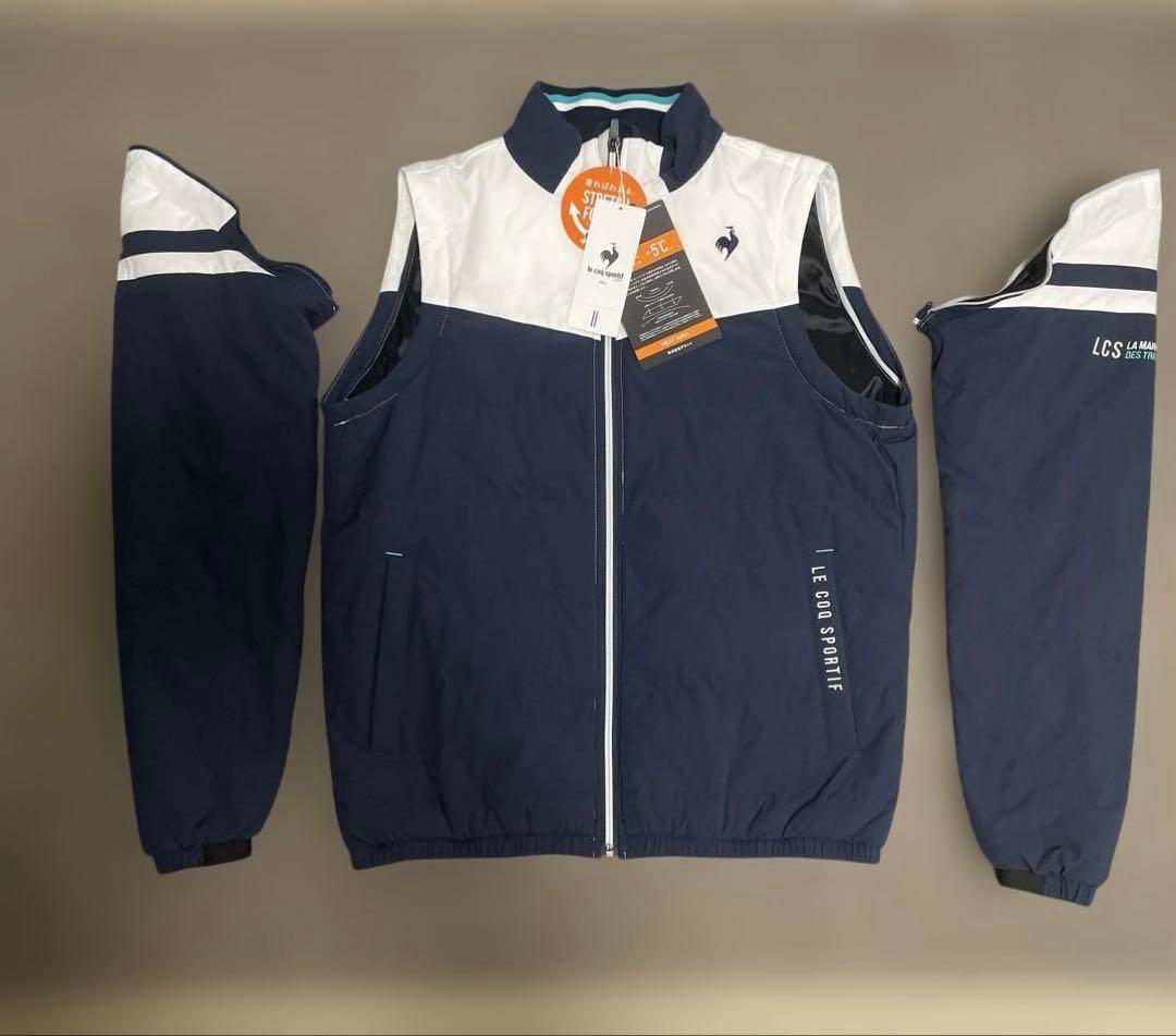 ルコックスポルティフ ブルゾン M ゴルフ 防寒 防風 撥水 中わた 上着