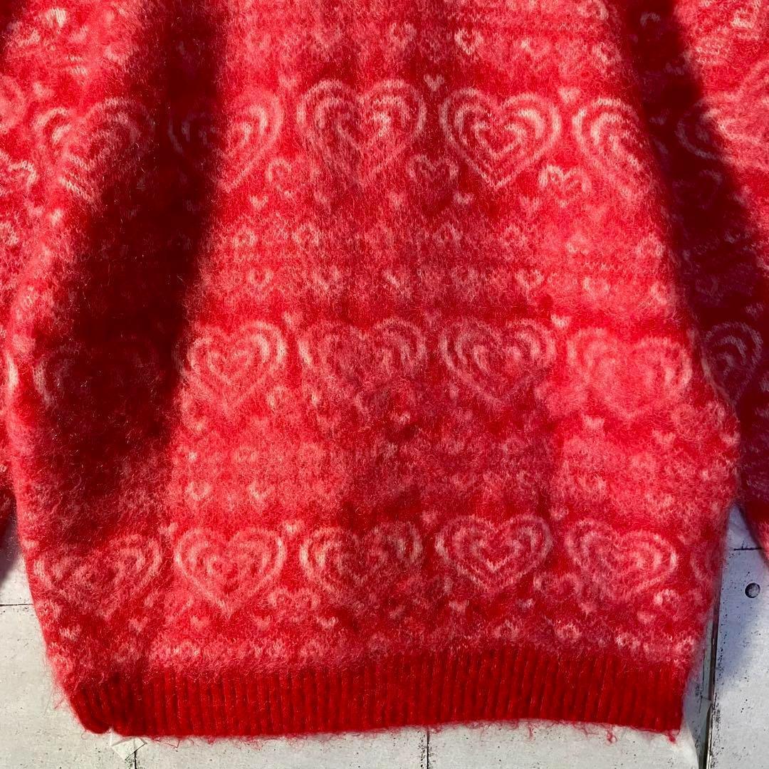 【入手困難】ニードルス☆ハートバンダナ柄モヘヤカーディガン希少L