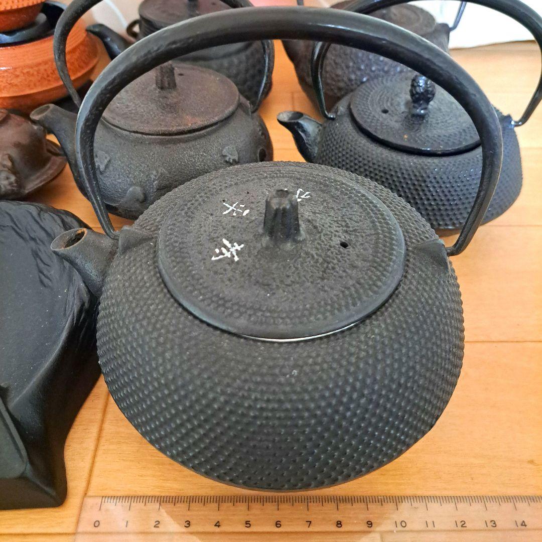 新品未使用あり⭐　南部鉄器　鉄瓶 8個セット　まとめ売り