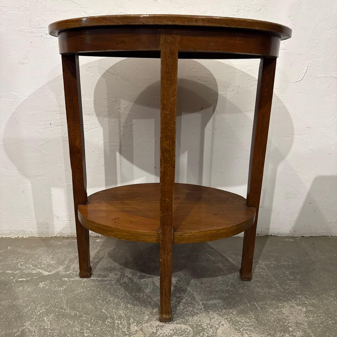 年末年始saleヴィンテージ　木製サイドテーブル　2段