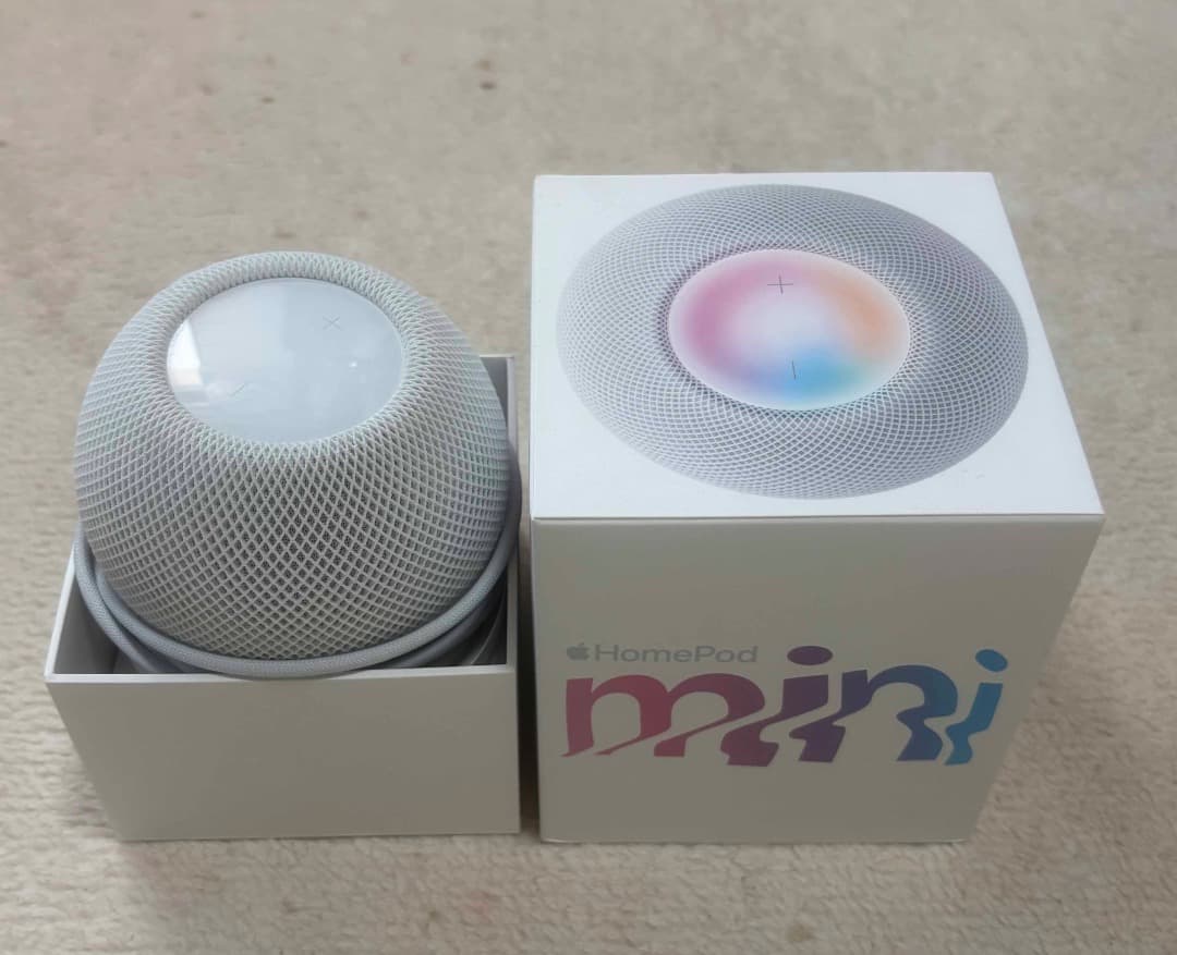 Apple Pod mini ホワイト　未使用に近い！