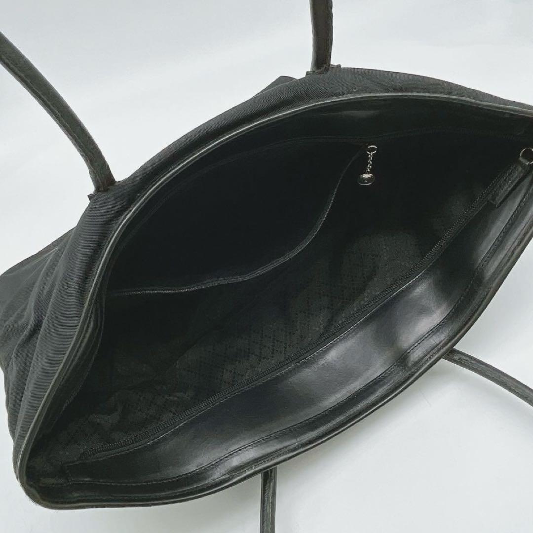 良品 GUCCI A4可能 キャンバス トートバッグ シルバー金具 f223