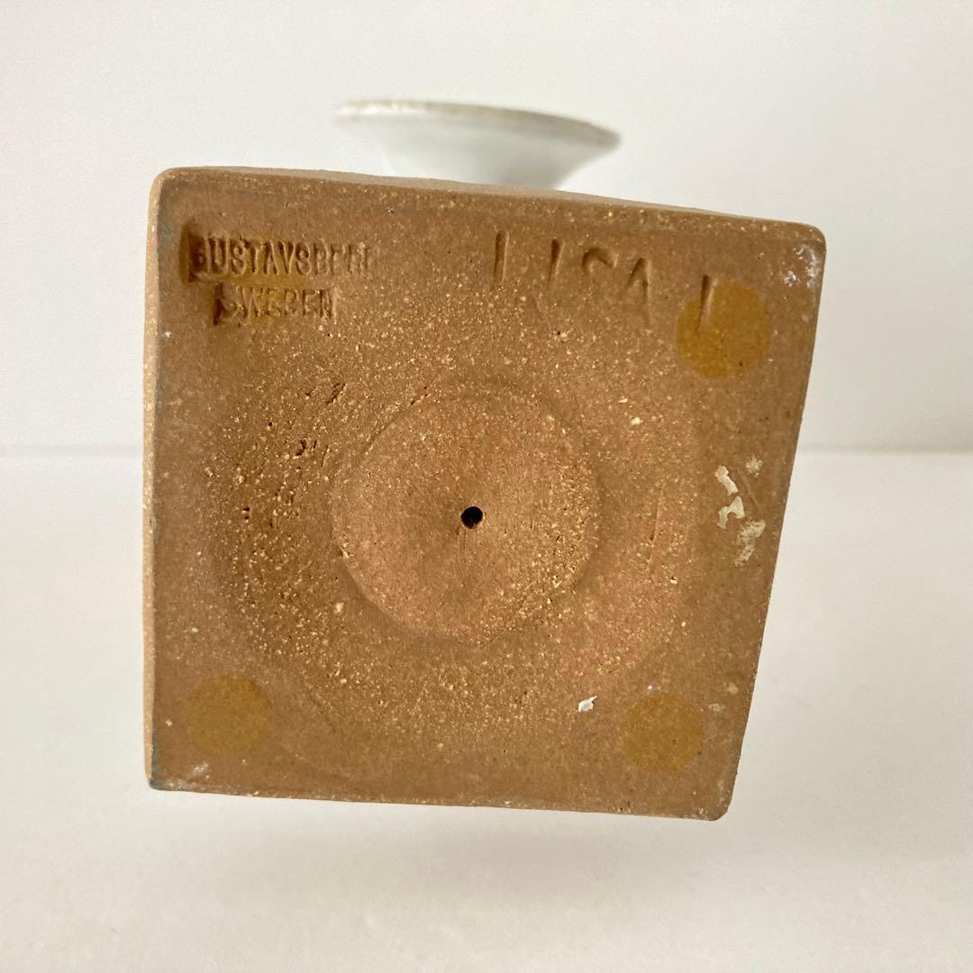 【希少】リサラーソン Basunシリーズ キャンドルホルダー ホワイト ゴールド