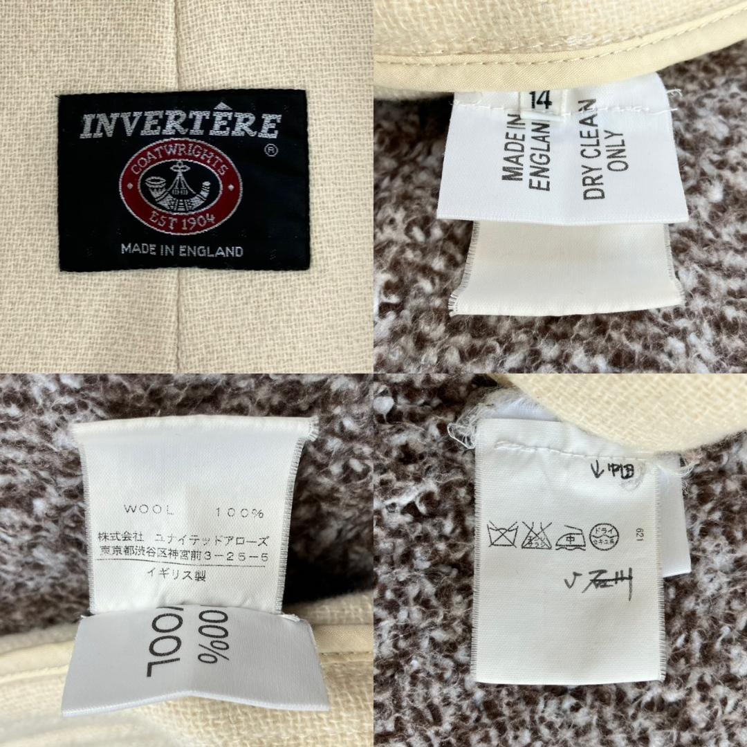 美品✨インバーティア ユナイテッドアローズ別注 ダッフルコート ヘリンボーン