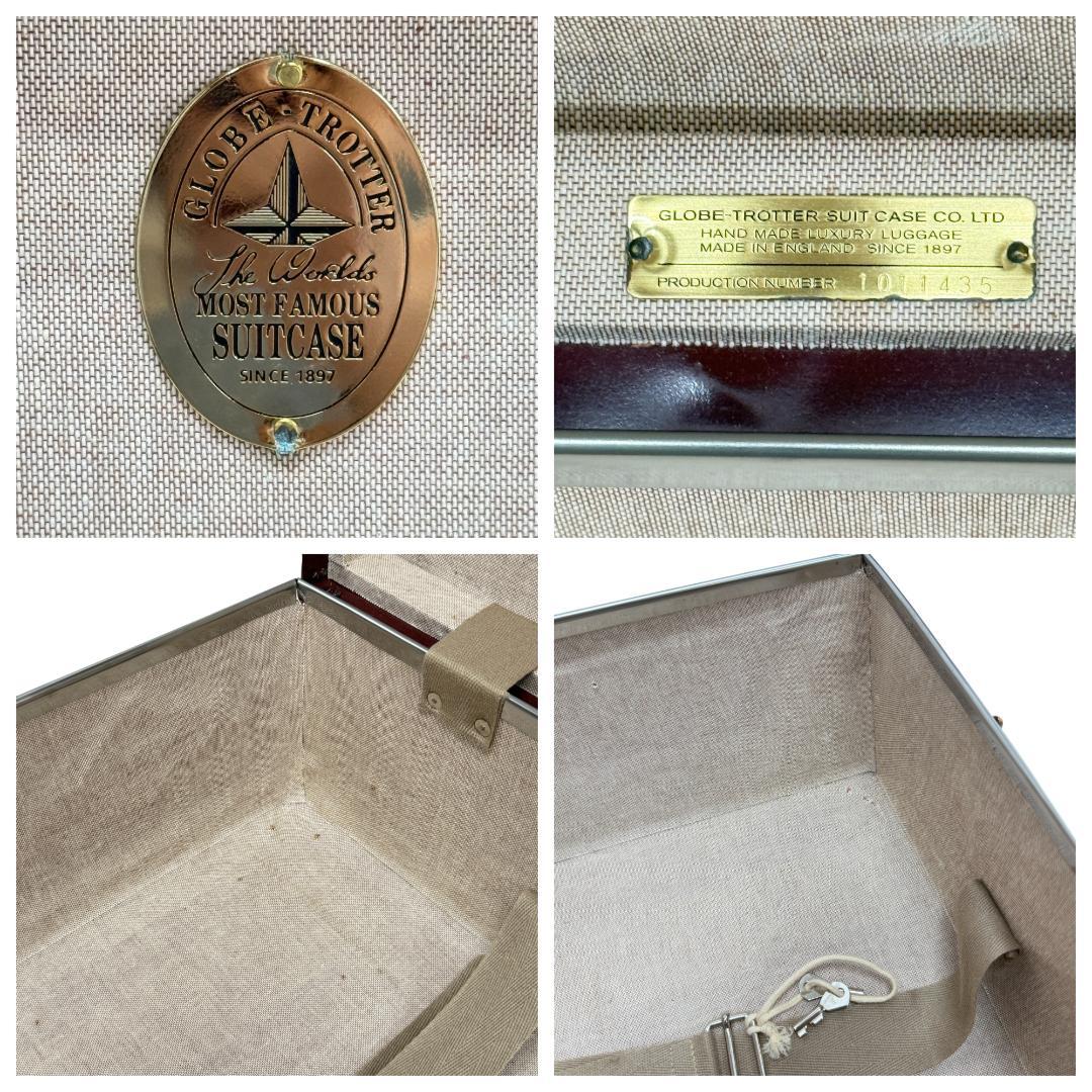 美品 グローブトロッター キャリーケース センテナリー21 トロリーケース 赤