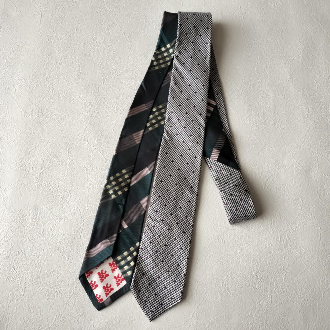 新品タグ付✨ジラフ giraffe ネクタイ リバーシブル 定価15,400