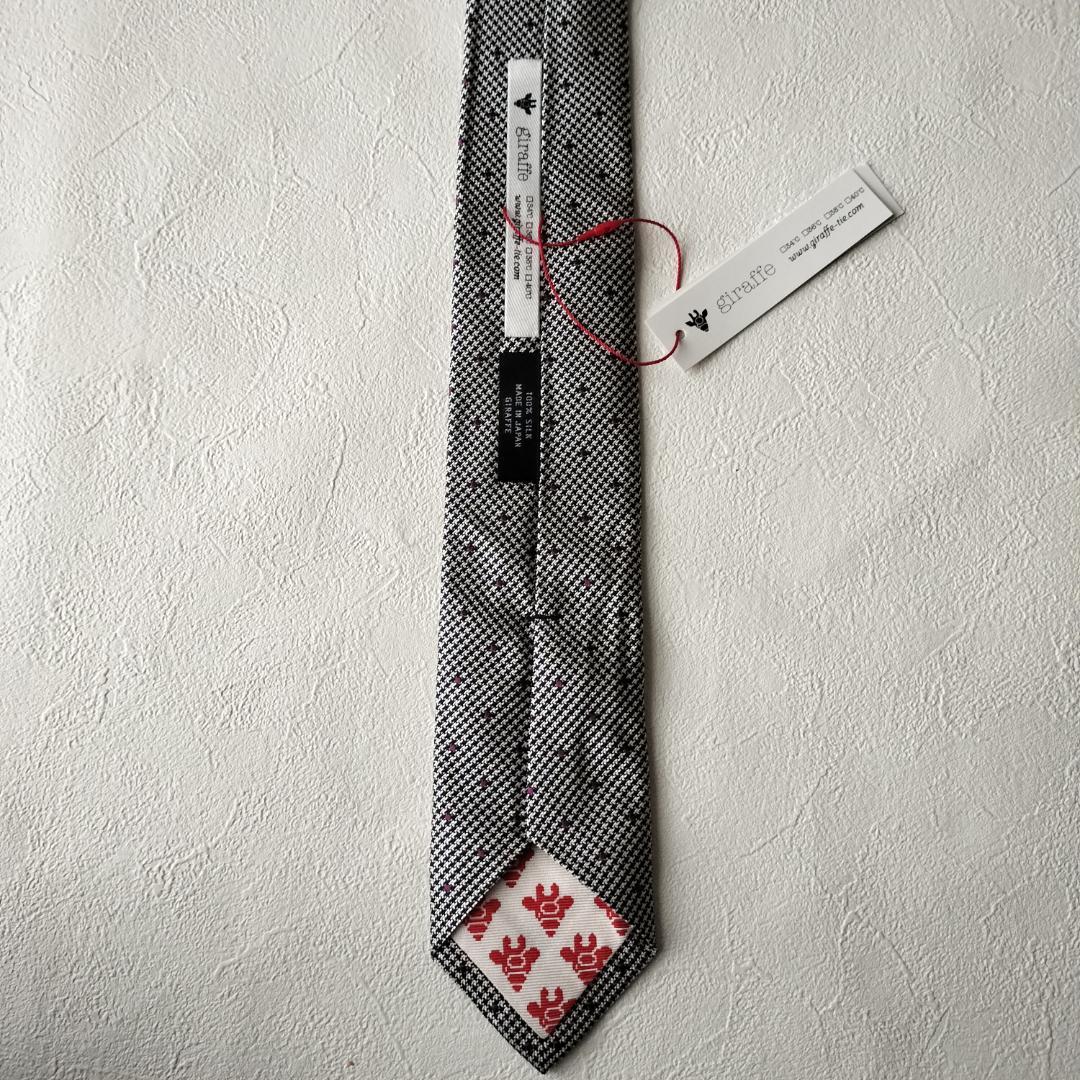 新品タグ付✨ジラフ giraffe ネクタイ リバーシブル 定価15,400