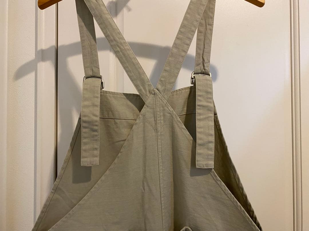 専用 美品 かぐれ コットンサロペット グレージュ