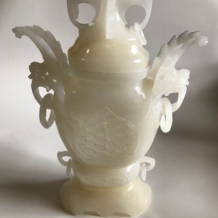 中国ホータン玉置物