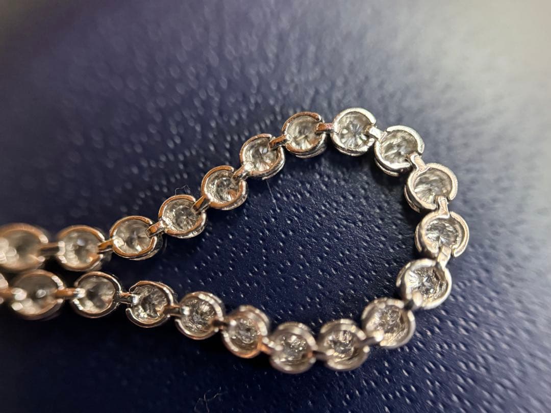 ジュエリーツツミ/1.0ct/PT850/テニスブレスレット