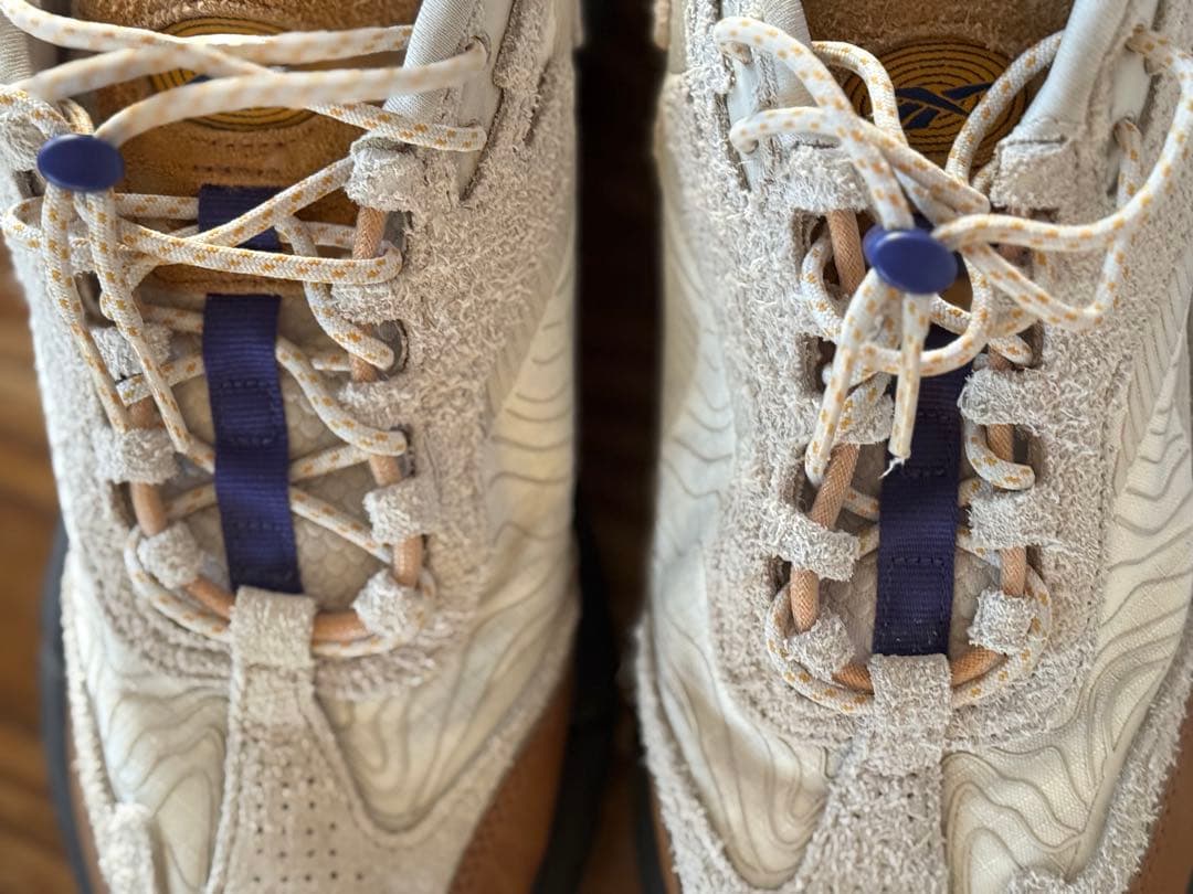 SY　リーボック　zigkinetica 24.5cm ベージュ　ブルー