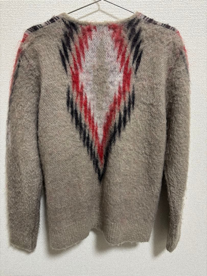 Needles モヘア混カーディガン
