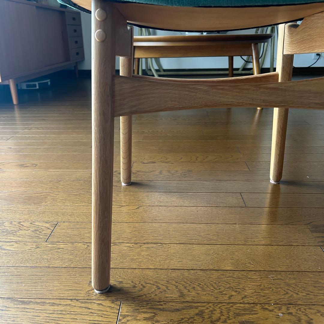 ハンス・J・ウェグナー リプロダクト品 ダイニングチェア 椅子 布張り