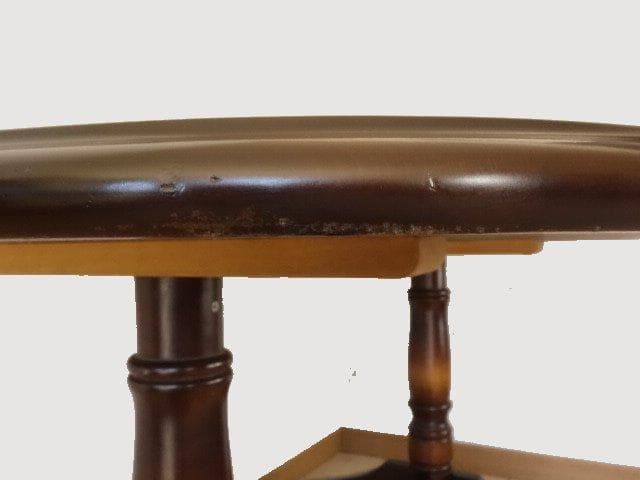 飛騨産業　ダイニングテーブル1500　アンティーク　天板のみ再塗装　USED