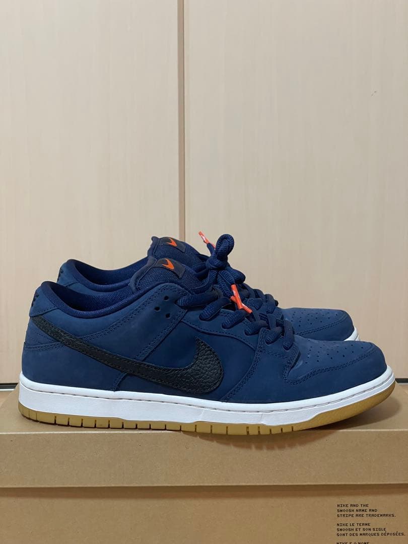 靴 NIKE SB DUNK LOW ORANGE LABEL OBSIDIAN