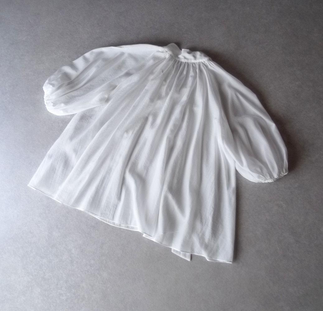 ■専用■美品 マルティニーク 2万 ボウタイブラウス ホワイト ギャザーブラウス