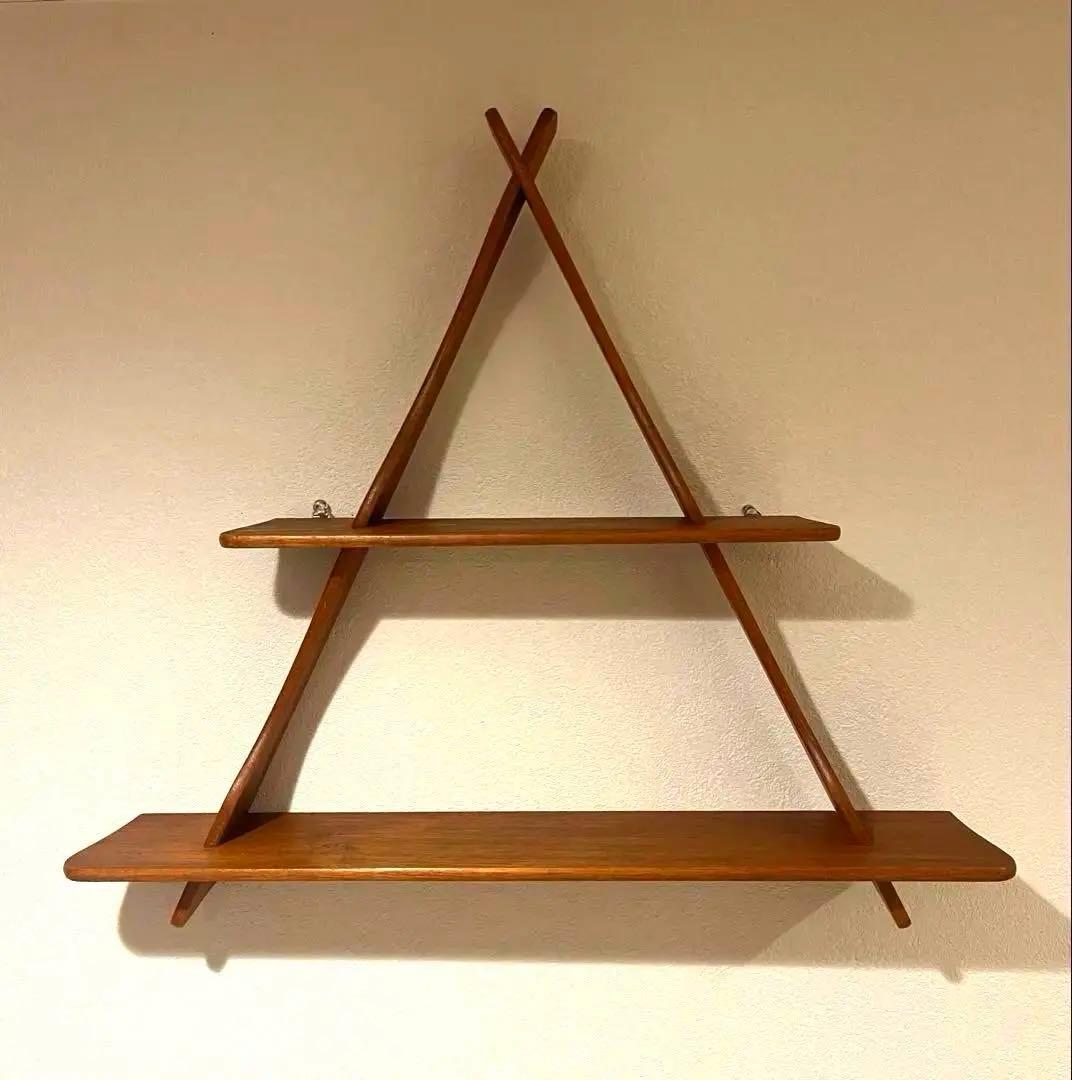 ヴィンテージ vintage チークウォールシェルフ　Peder Moos