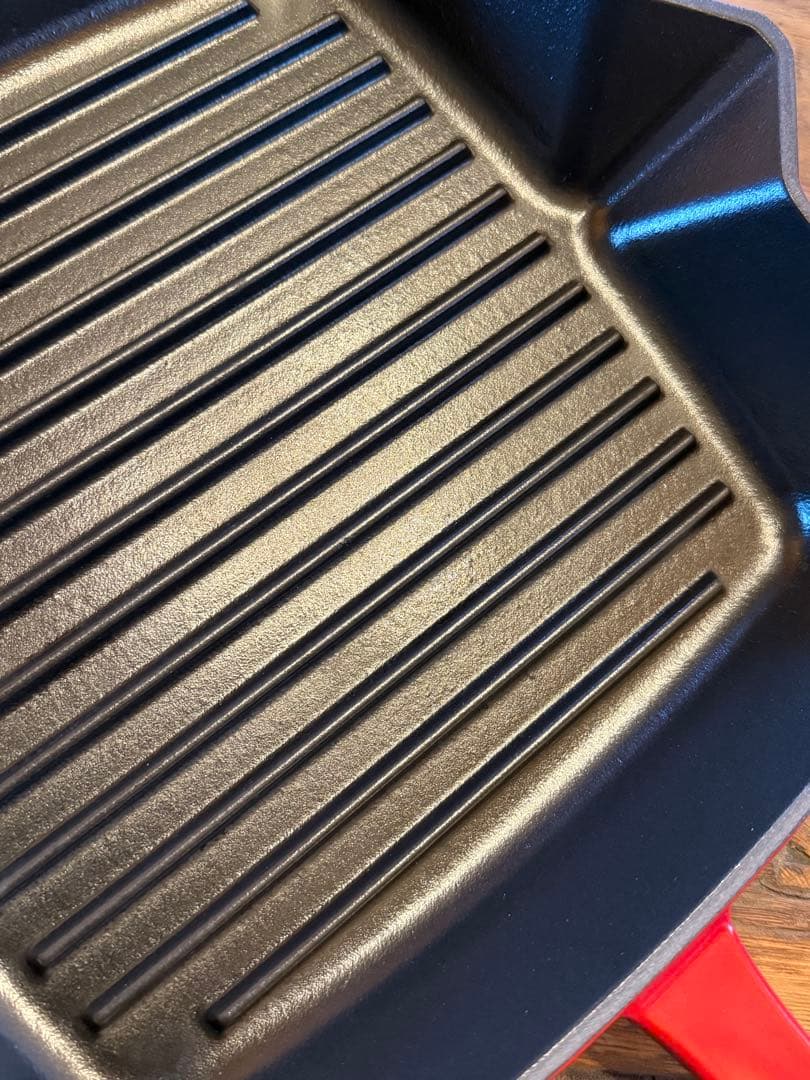 STAUB ストウブ アメリカンスクエアグリル 26cm グリルパン チェリー