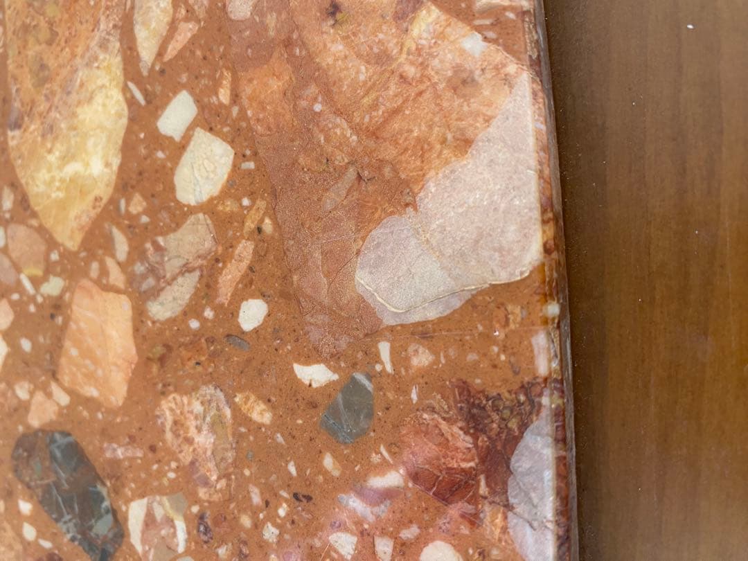 天板大理石　ローテーブル　【神奈川県内直接取引の場合送料分お値引きします】