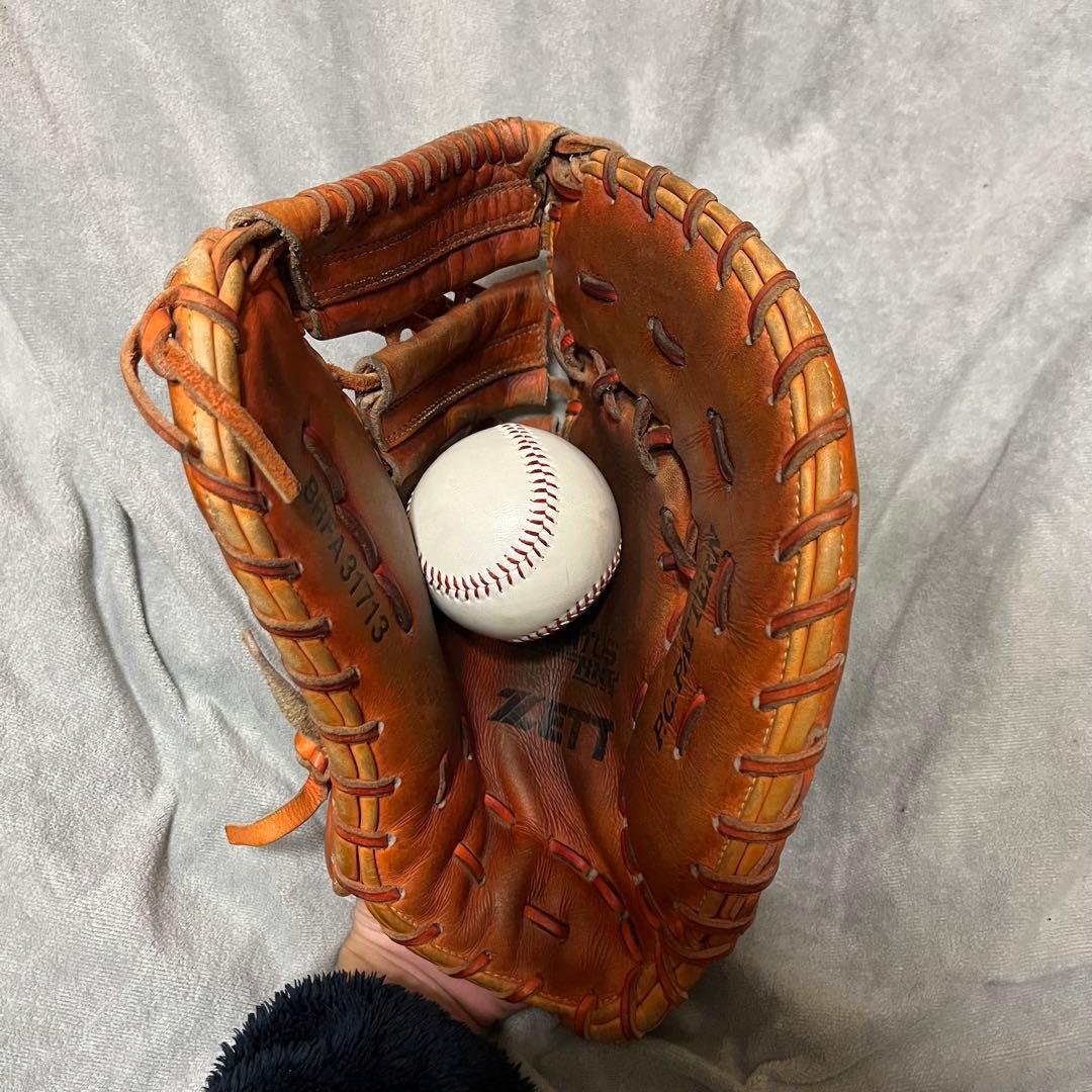 ZETT PROSTATUS 軟式用グローブ 日本製 オレンジ