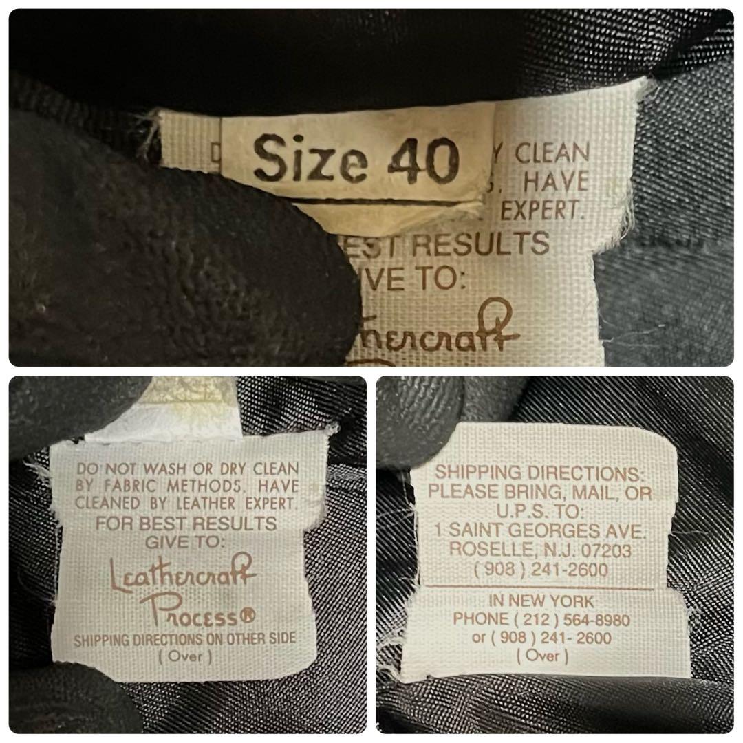 美品 schott 642 レザージャケット シングルライダース 牛革 40 黒