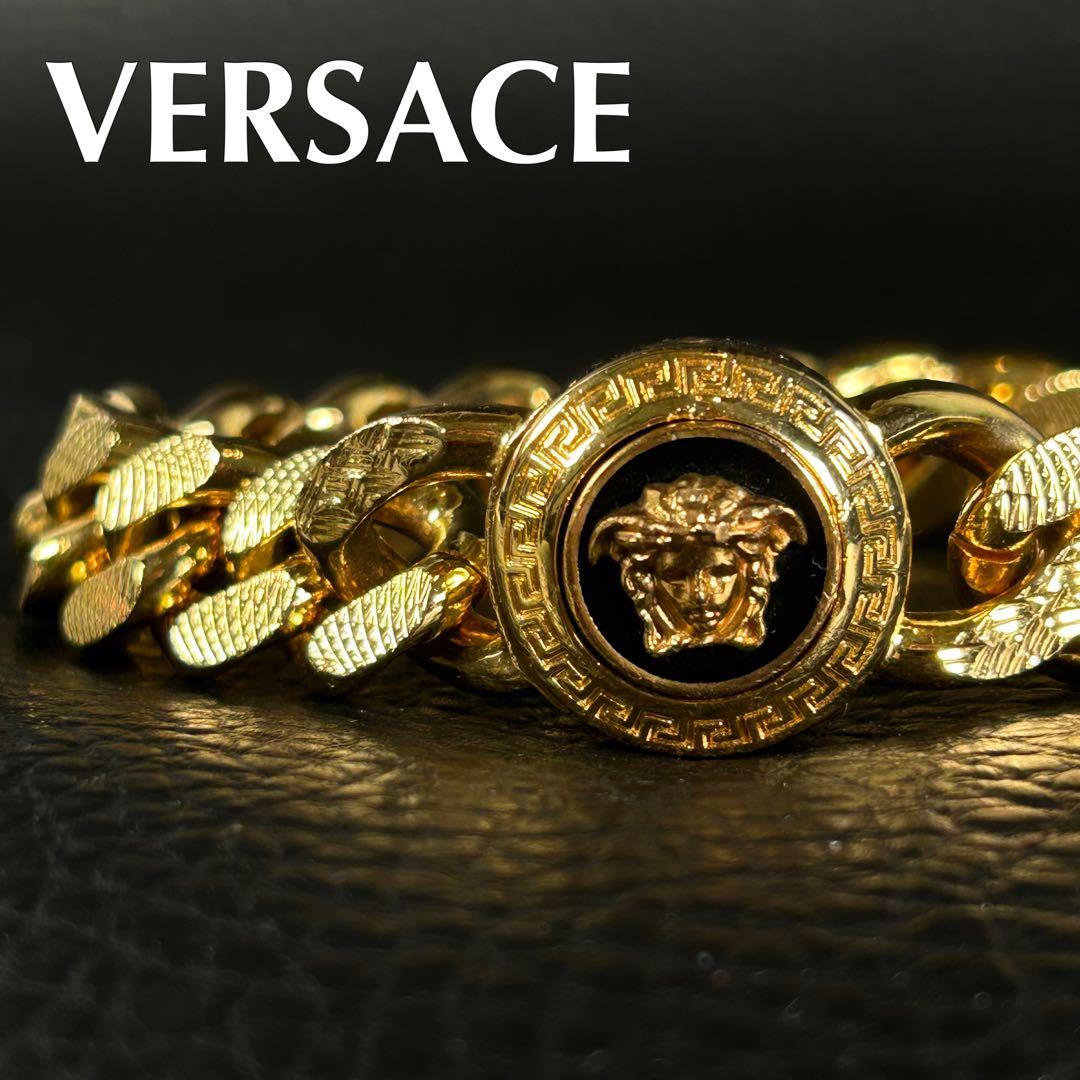 VERSACE ヴェルサーチ メデューサ 喜平 チェーン ブレスレット バングル
