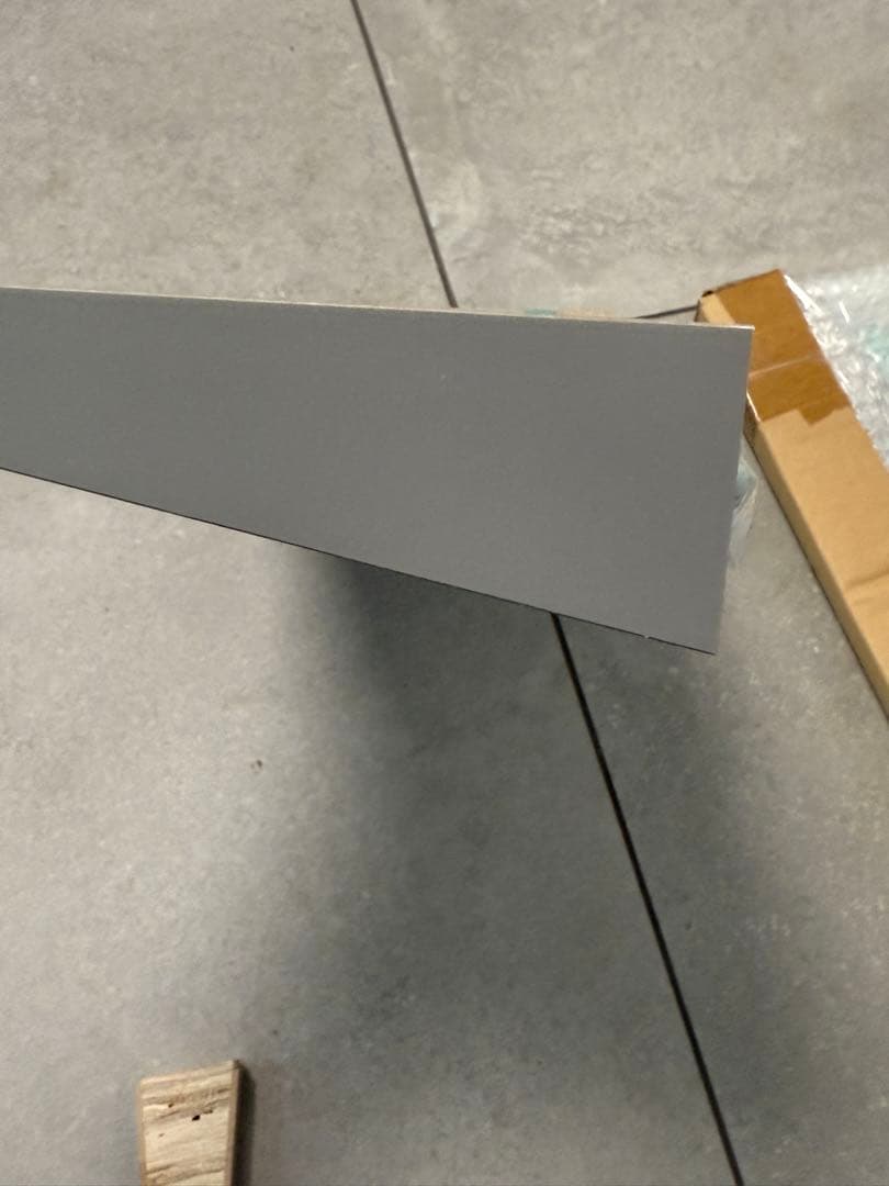 【新品未使用】壁かけ棚・ピッタナ幅50cmグレー2個ミラタップ/サンワカンパニー