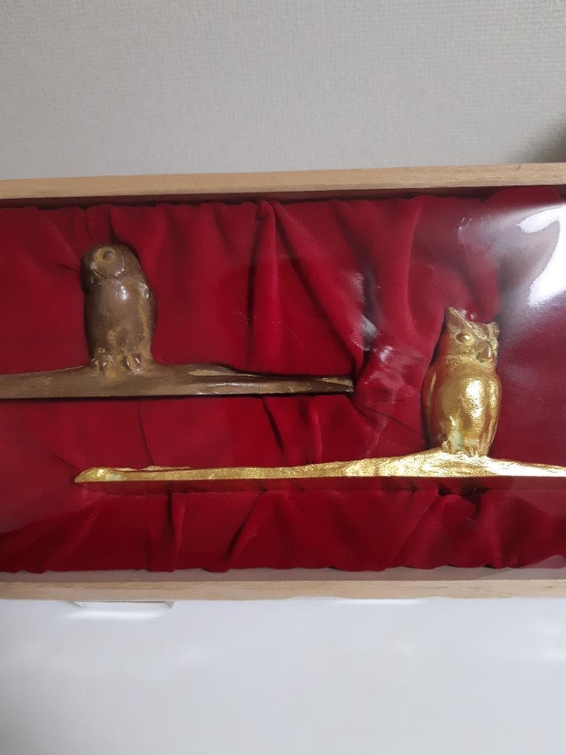 ふくろうの文鎮(2種)