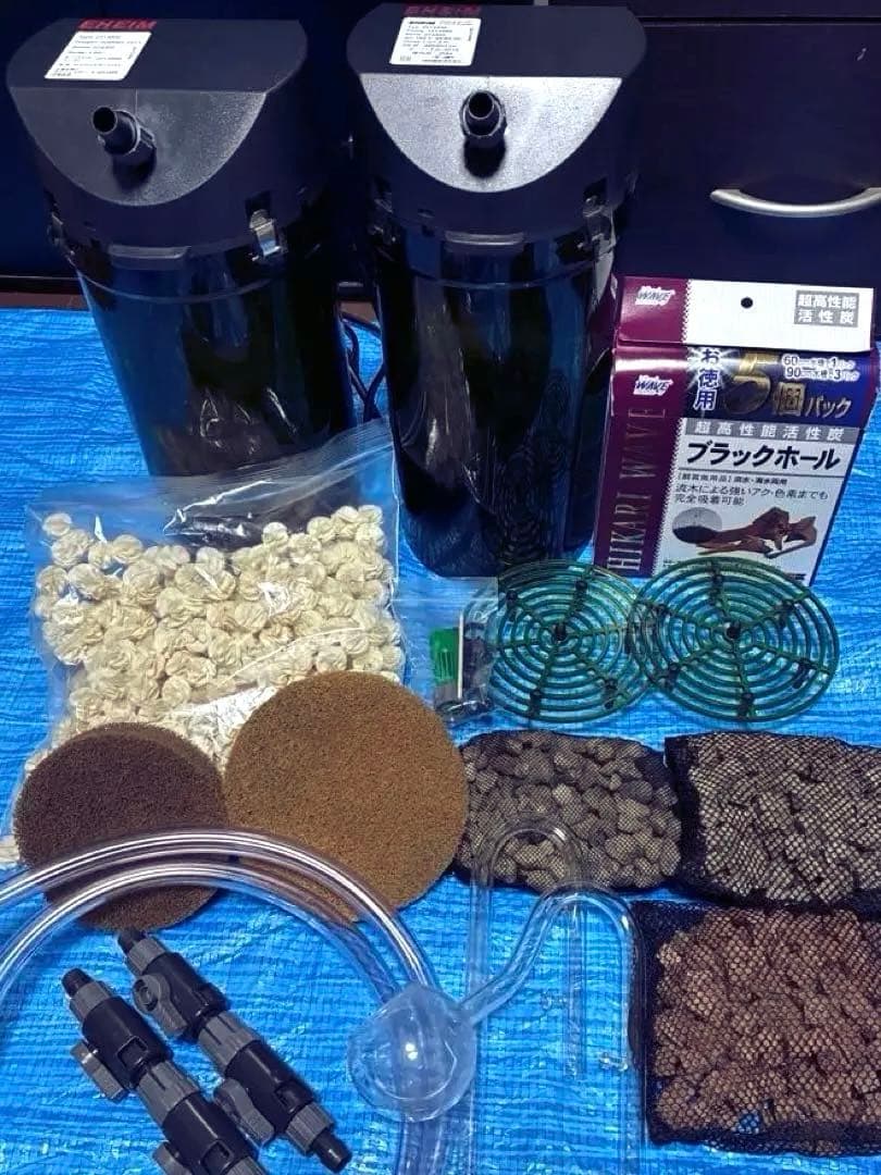 エーハイム2213+サブフィルター+ろ材 フルセット