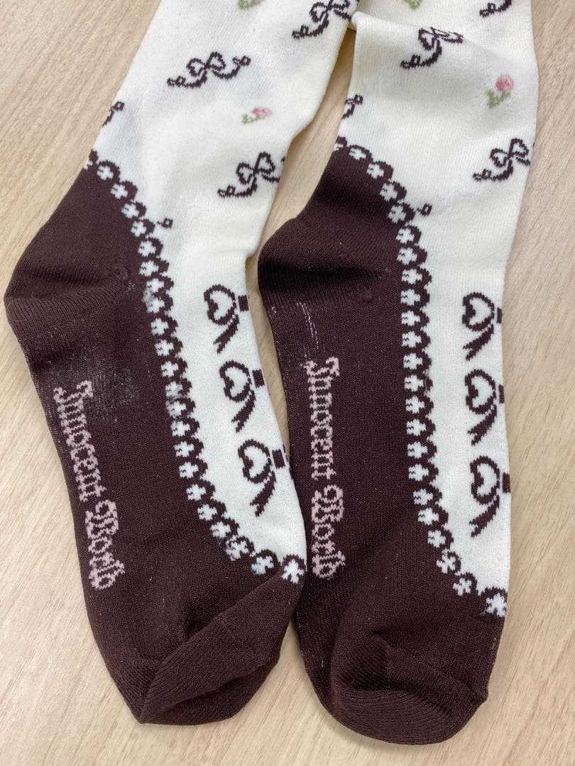 【m−00452】Innocent world オーバーニー　5足セット