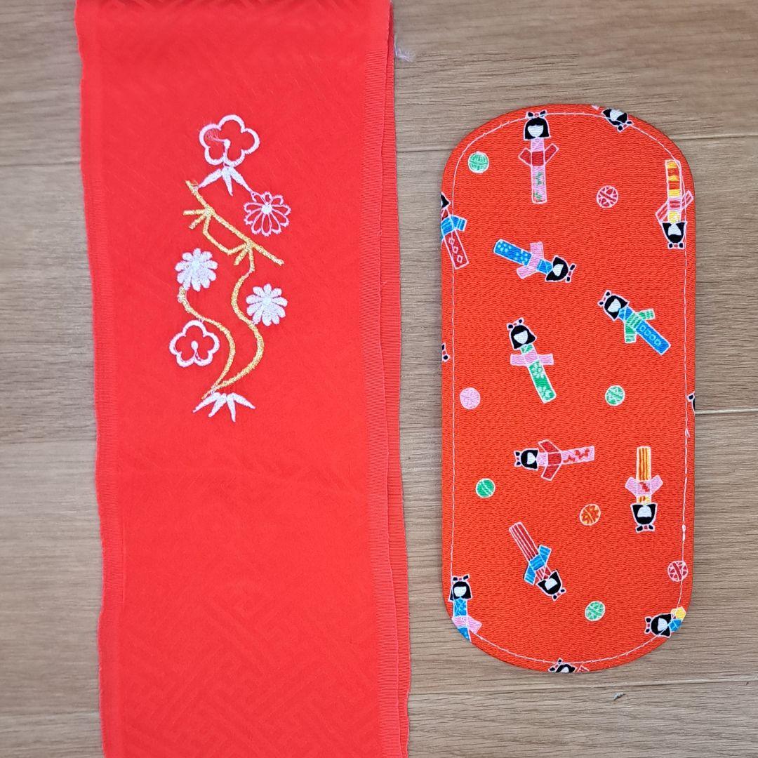 専用 新品未使用 フルセット 七五三着物 七歳祝着(グレー裾黒に菊柄)