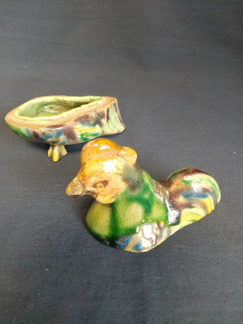 交趾焼 鶏香合